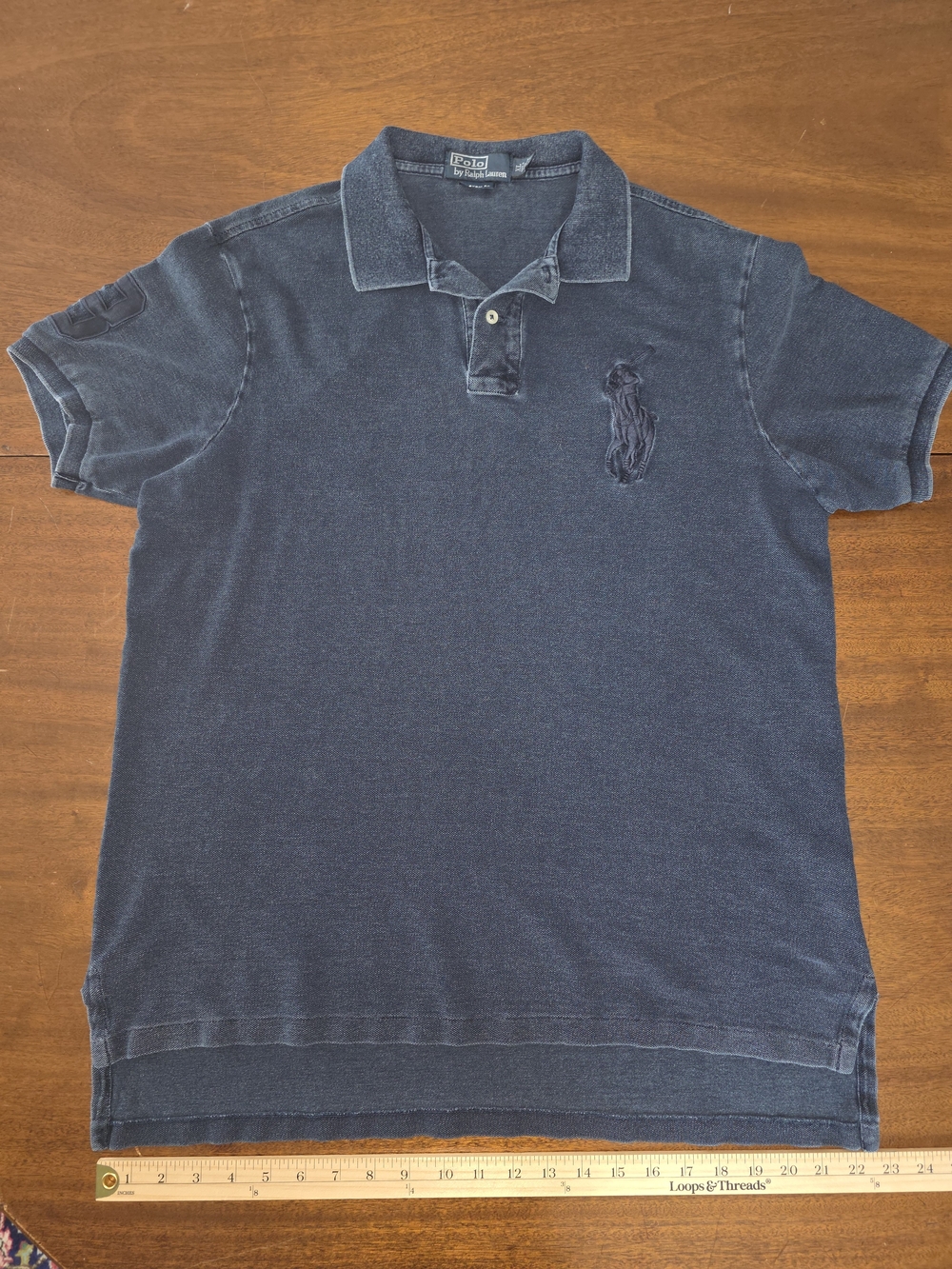 Polo by Ralph Lauren Men's Navy Embroidered Big Pony Polo Shirt XL